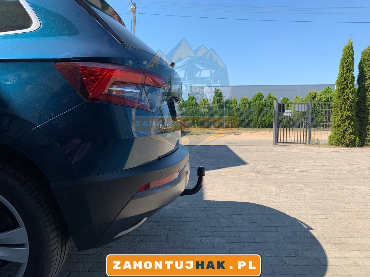 skoda karoq - zdjecie samochodu z hakiem westfalia a40v